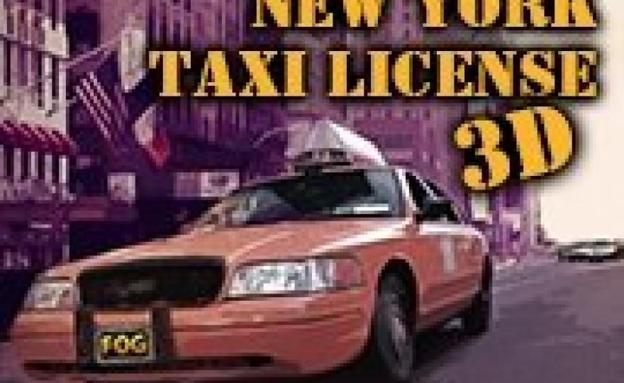 New York Taxi License 3D